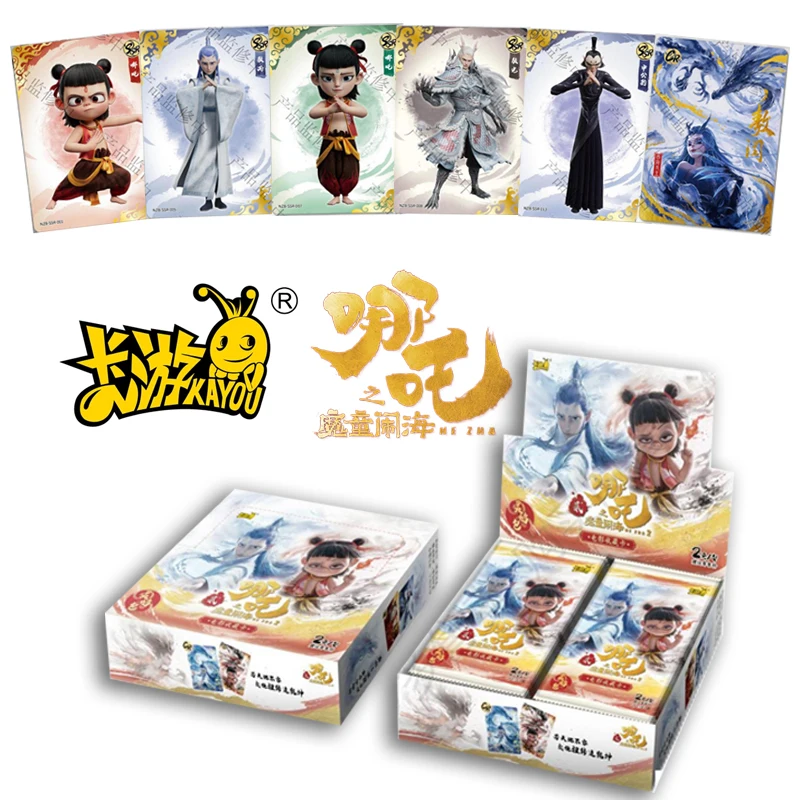 Оригинальные карты KAYOU Nezha дивольский мальчик Conquers серия фильмов Король дракона