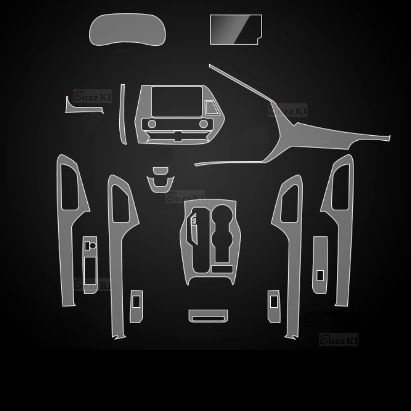 Прозрачная защитная пленка для Toyota Crown Kluger 2021 2022 TPU аксессуары автомобиля