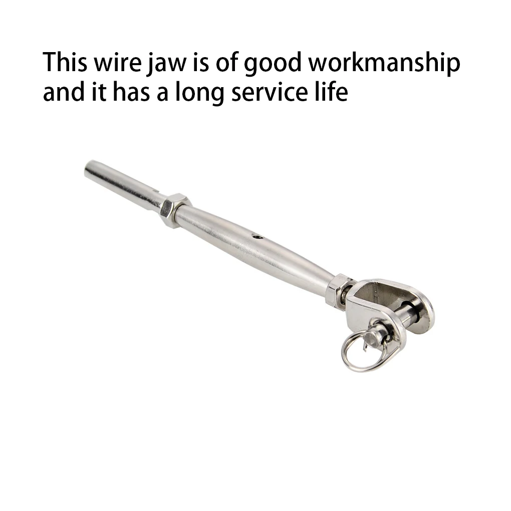 

Wire Jaw Terminal Rope Cable Railing Kits Rigging Clip Toggle Boat Hardware Fittings Yacht Fitting Supplies Part