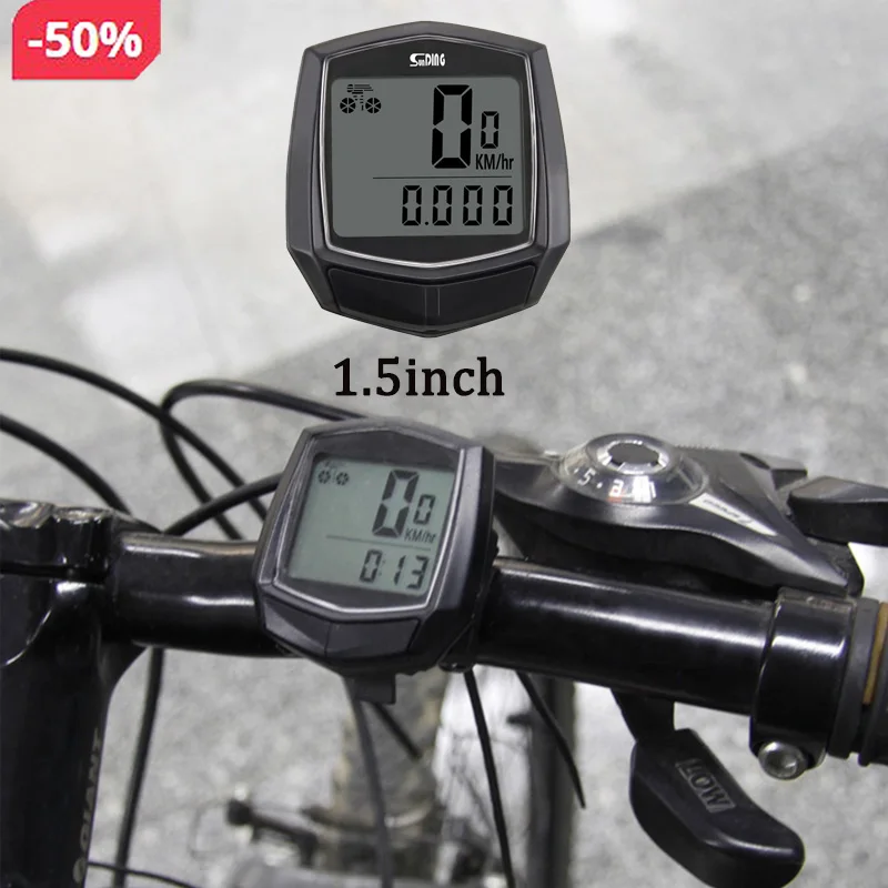 

Cycling Wired Stopwatch Waterproof Bike Computer With LCD Digital Display Bicycle Odometer Speedometer Riding Bike Accessories