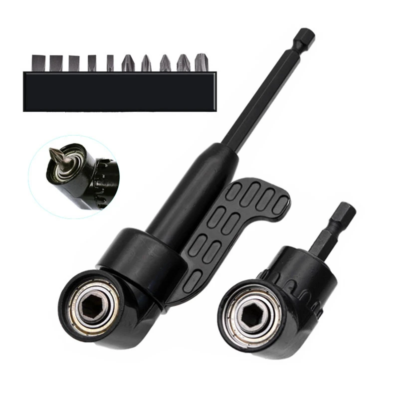 

105 Degree Turning Tool For Screwdrivers Corner Tool Turning Device For Changing Direction Of Screwdriver Convenient