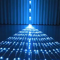 waterfall curtain lights icicle 3x2m 6x3m outdoor led string lights meteor shower rain fairy garland wedding background lights