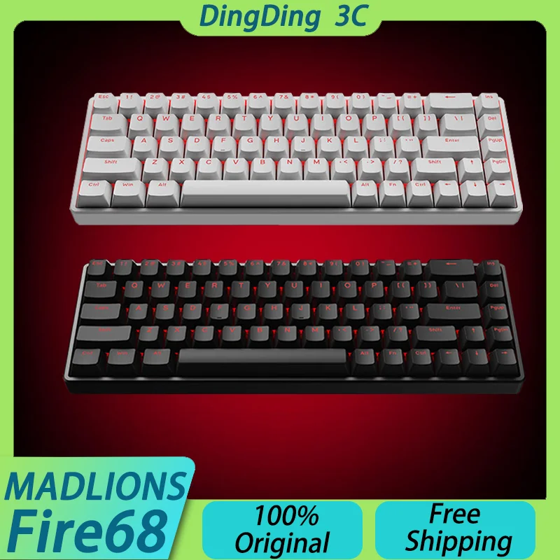 Механическая клавиатура MADLIONS Fire68 Pro Классическая Проводная игровая с магнитными
