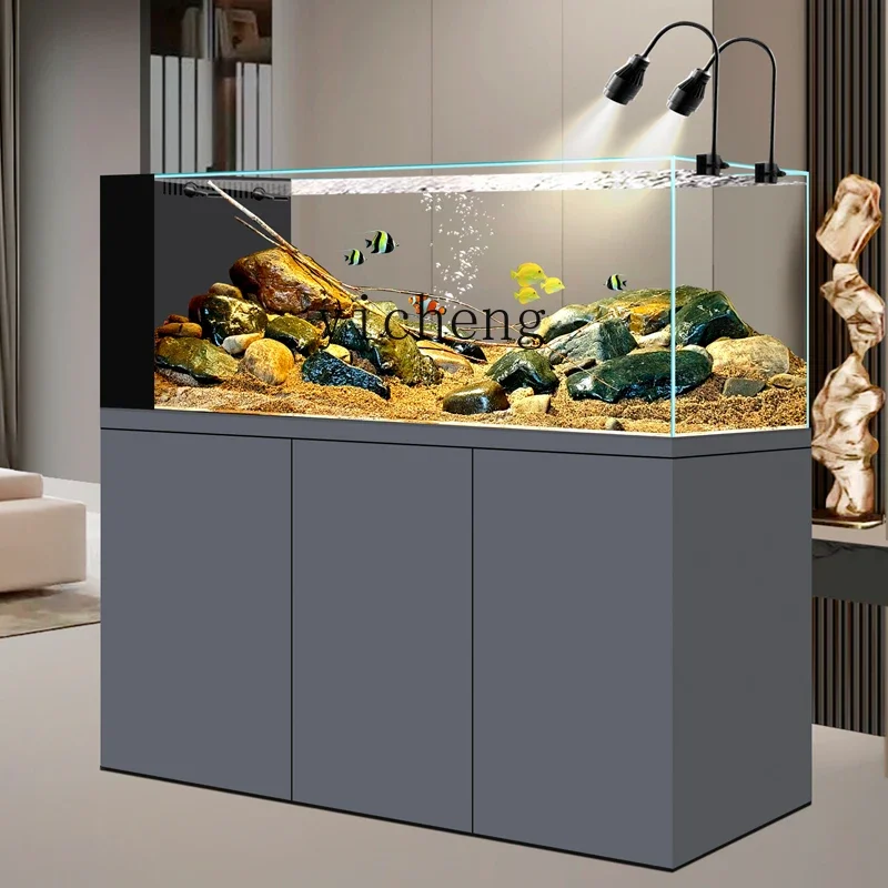 ZC гостиная бытовой поток резервуар ультра-белое стекло родной ландшафтный