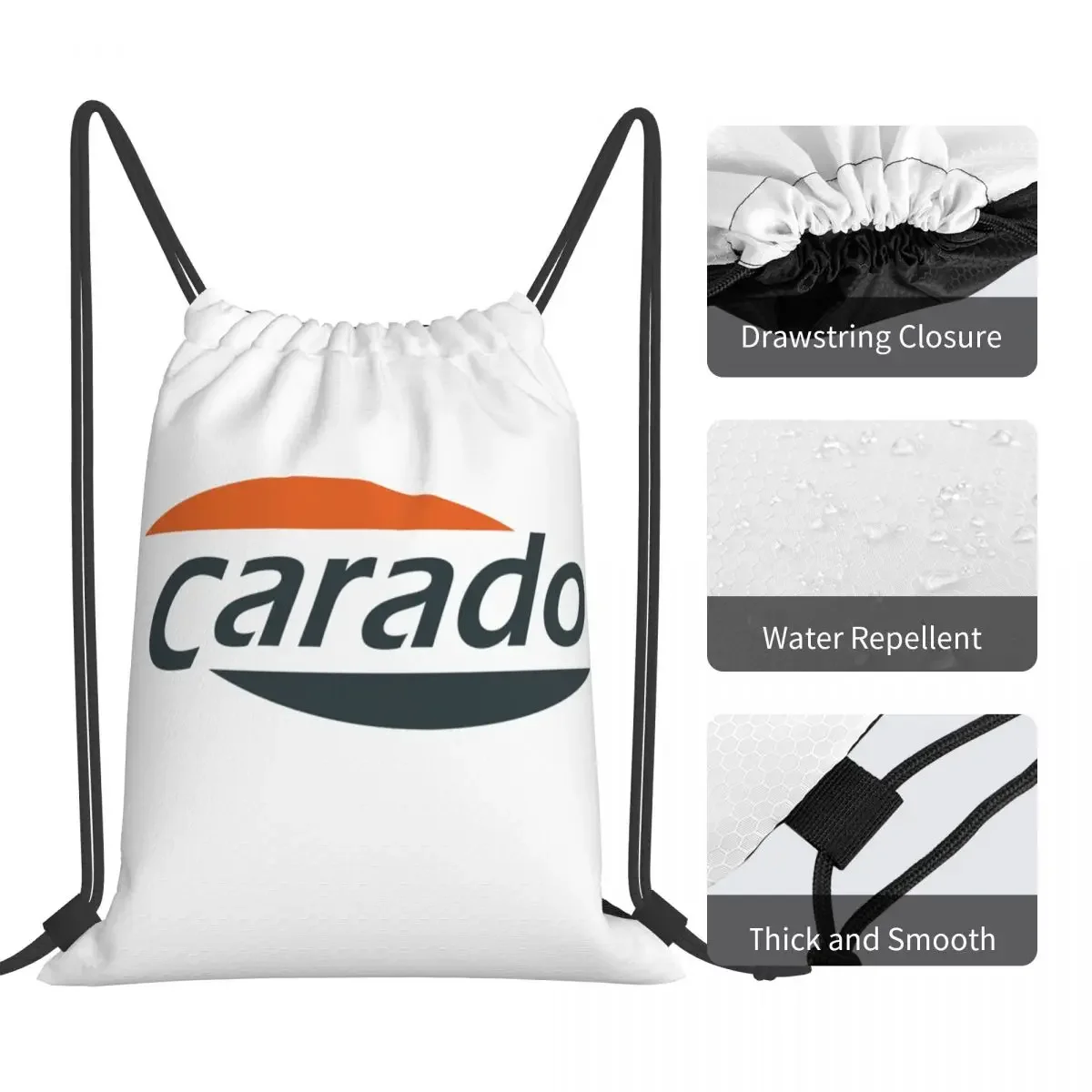 Рюкзаки с логотипом Carado многофункциональные портативные сумки на шнурке