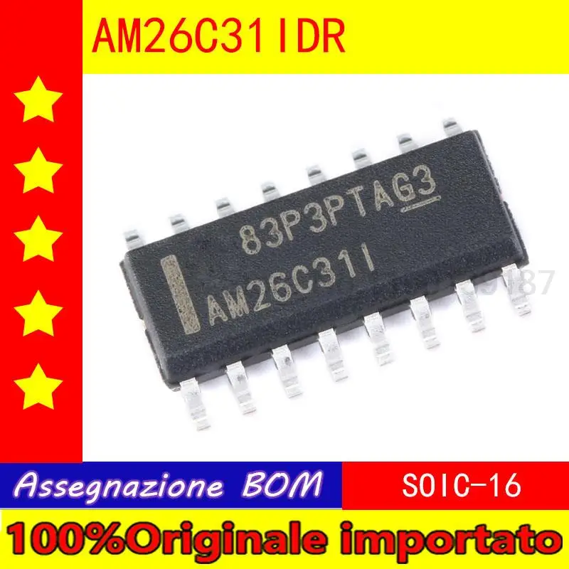 

100% Оригинальный важный патч для домашнего интерьера am26c31чарз SOIC - 16 четырехсторонний чип драйвера дифференциальной линии
