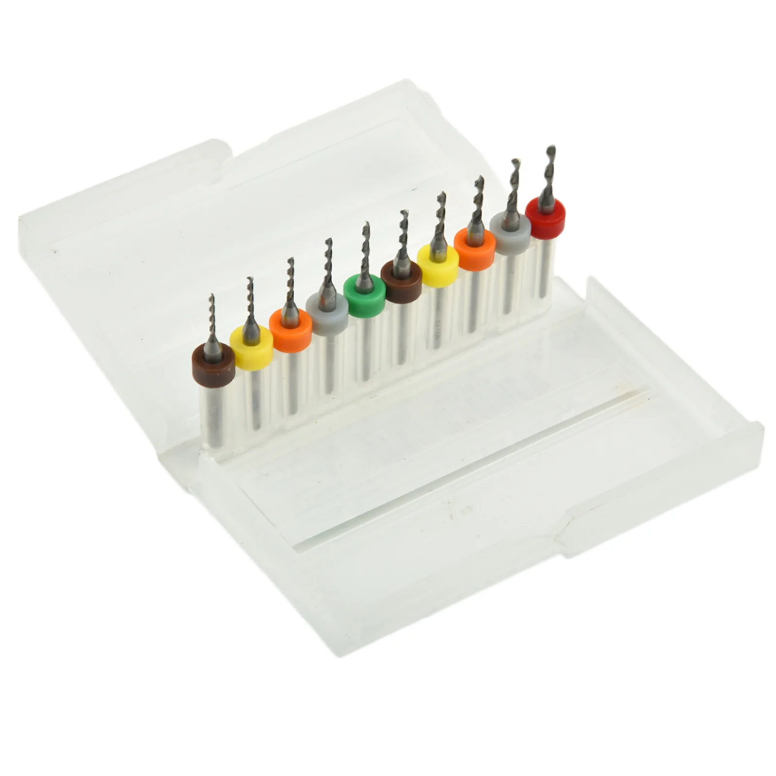 

Durable Workshop Equipment Cutter Tools Rotary Tool 1.1 To 2.0 Mm 10pcs Hard Alloy Micro Tool PCB Drill Bits Random