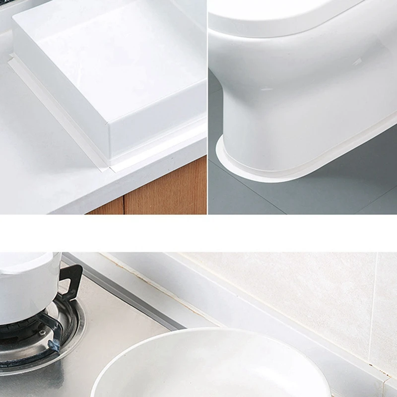 Водонепроницаемая уплотнительная лента для ванной и кухни розовая против