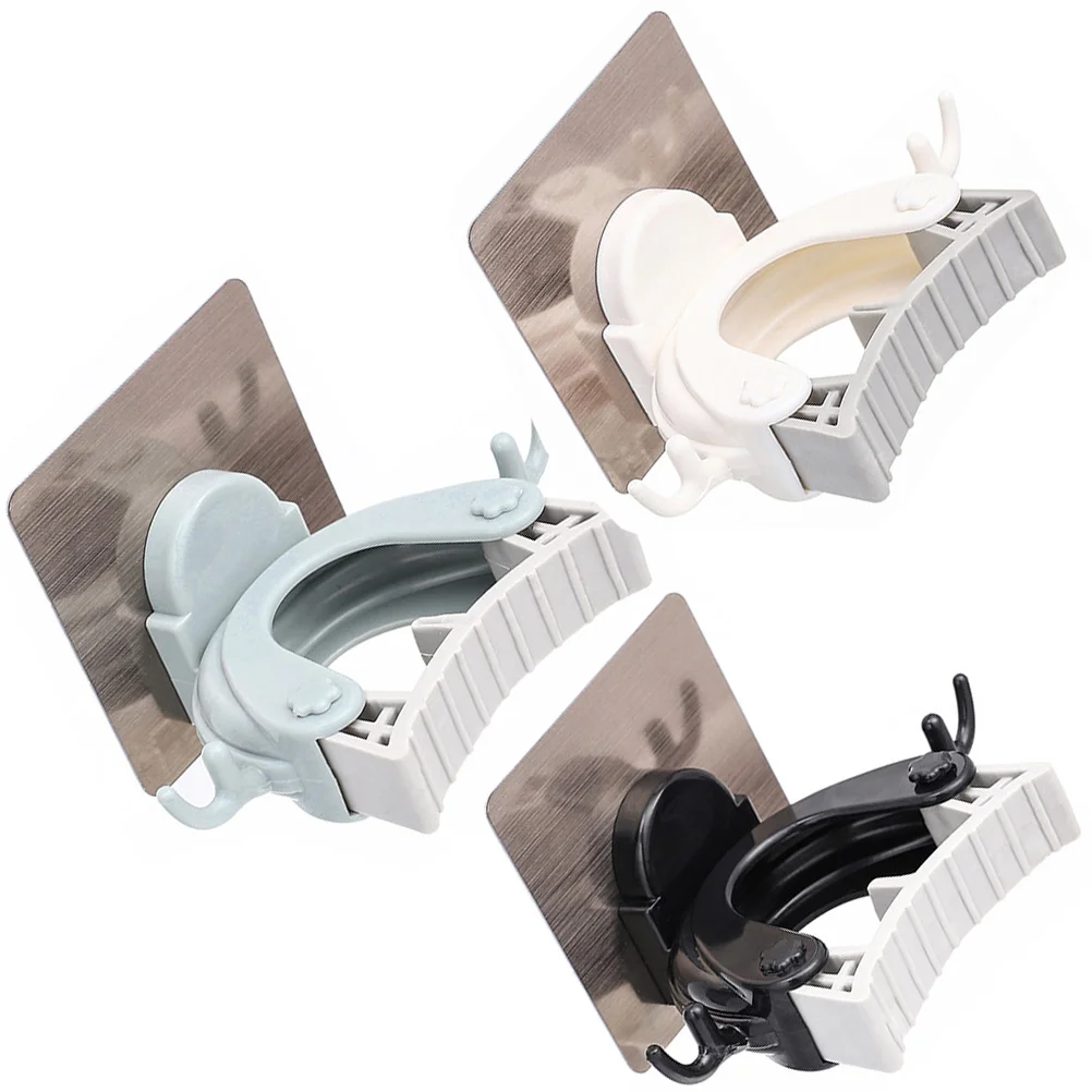 

3 Pcs Hook Broom Organizer Broom Hook Multi Hanger No Trace Ppr Tool Hooks