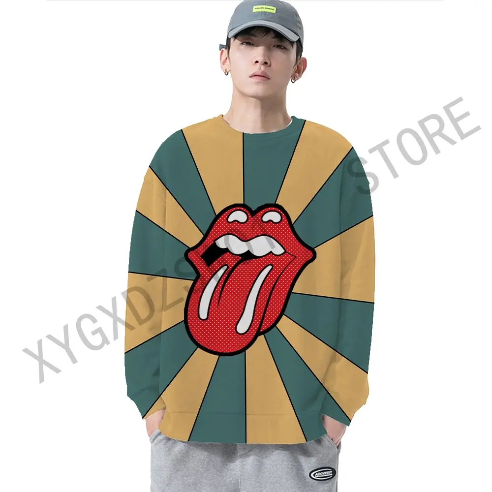 

Female Sweatshirt Gothic Tracksuit Men Essentials Male Fashion Men's Clothing The Rolling-Stones Sweatshirts Hoodie Y2k Man Rock