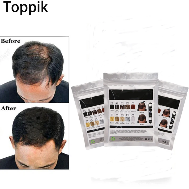 

Toppik Hair Fiber Keratin Thickening Spray Hair Building Fibers Bag Loss Products Instant Wig Regrowth Powders Refill Bag 27.5g
