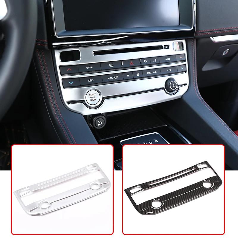 

ABS центральный режим кондиционирования воздуха рамка кнопки для Jaguar XE XF XEL F-PACE 2016-2018 автомобильный аксессуар ff