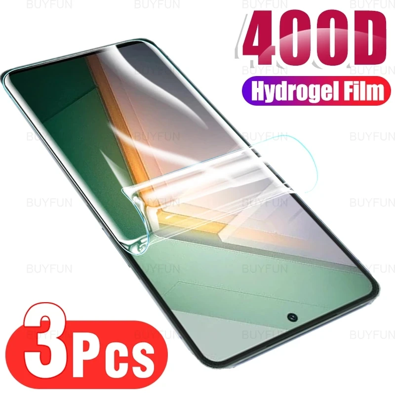 

3PCS Hydrogel Film for Vivo iQOO 9 10 11 Pro 9T 9 SE Protective Film Screen Protector for vivo iQOO Neo 6SE 7 SE Film Not Glass