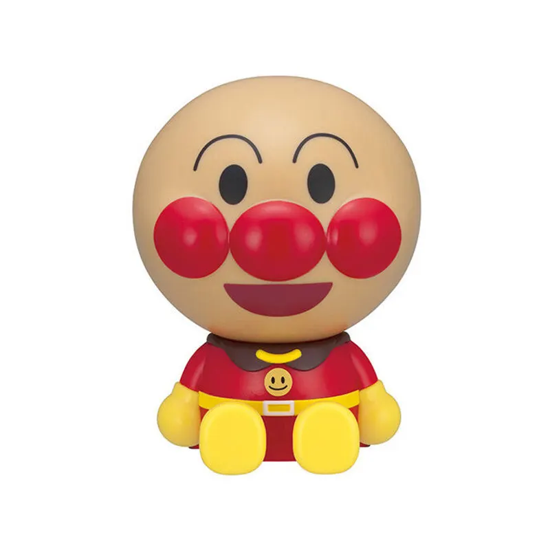 Фото Коллекционная фигурка Bandai Anpanman Sitting No Shell Capsule Gashapon Vol 10: Байкинман, Мелонпанна, Красный Эльф, Большая Голова, сборная модель №3