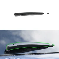 abs imitate carbon black chrome silver exterior body kits rear window windshield rain wiper cover for ford explorer 2020