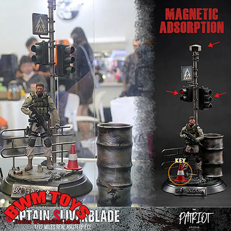 В наличии Deluxe Edition масштаб 1/12 Patriot studio CAPTAIN SLIVERBLADE BSAA Крис Редфилд 6-дюймовая