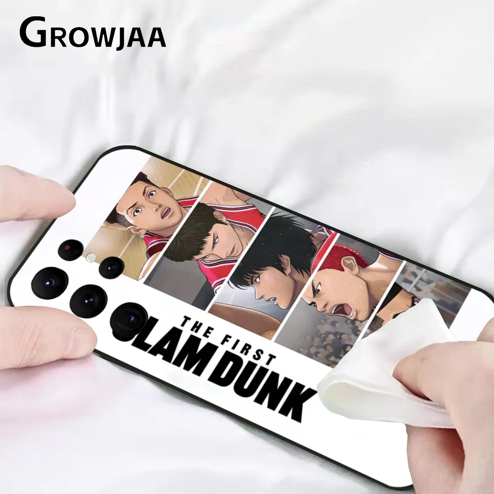 Чехол для телефона S-Slam Dunk Anime Basketball Samsung Galaxy S24 Ultra S22 S23 S21 S20 5G Защитный силиконовый