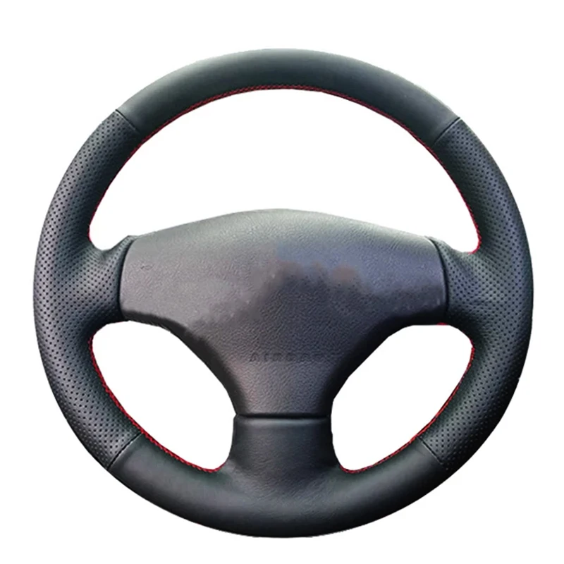 

Оригинальная модель для Peugeot 206 1998-2005 206 SW 2003-2005 206 Автомобильная оплетка руля из натуральной кожи