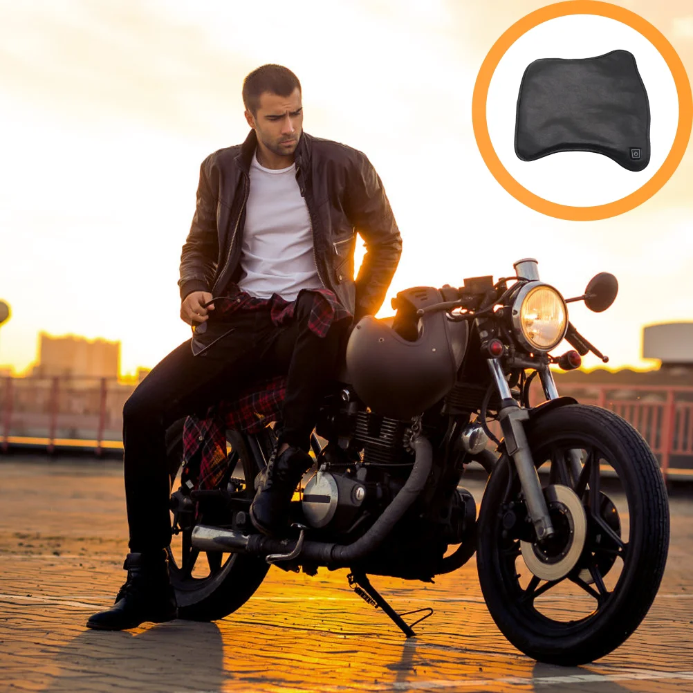 

Полезная нагревательная подушка для мотоцикла, 12 В, 45-60 градусов, регулируемая подушка для сиденья