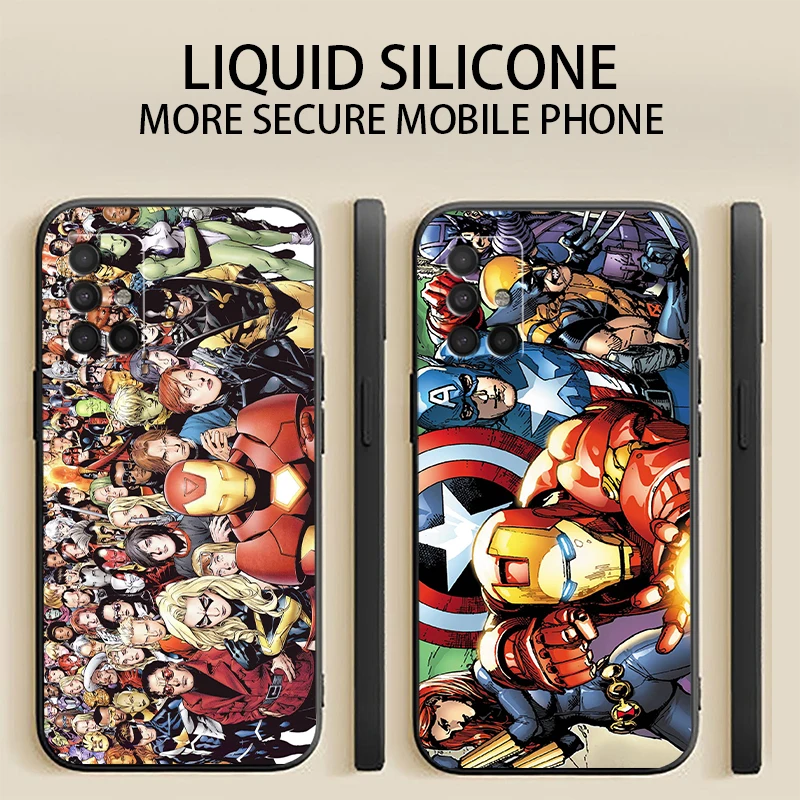 

Marvel Comics Phone Cases For Samsung A31 A21S A42 5G A20 A21 A22 4G A22 5G A20 A11 ShockProof Carcasa Unisex Funda TPU Shell