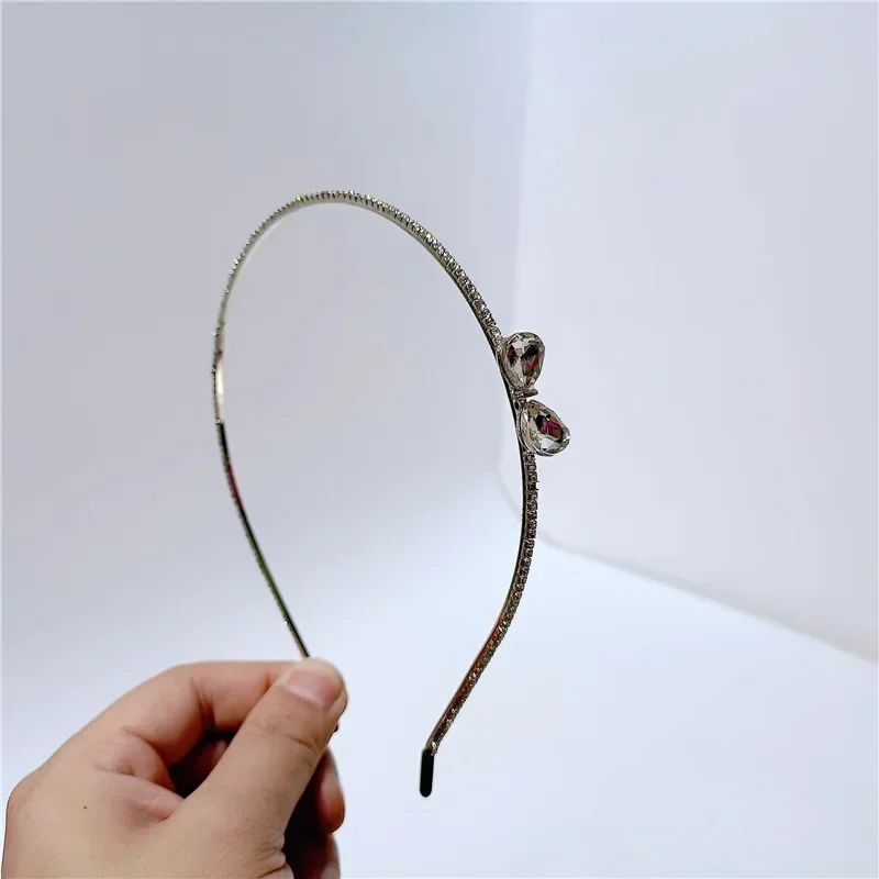 Oaoleer новинка искусственная Женская повязка на голову с бантом и кристаллами для