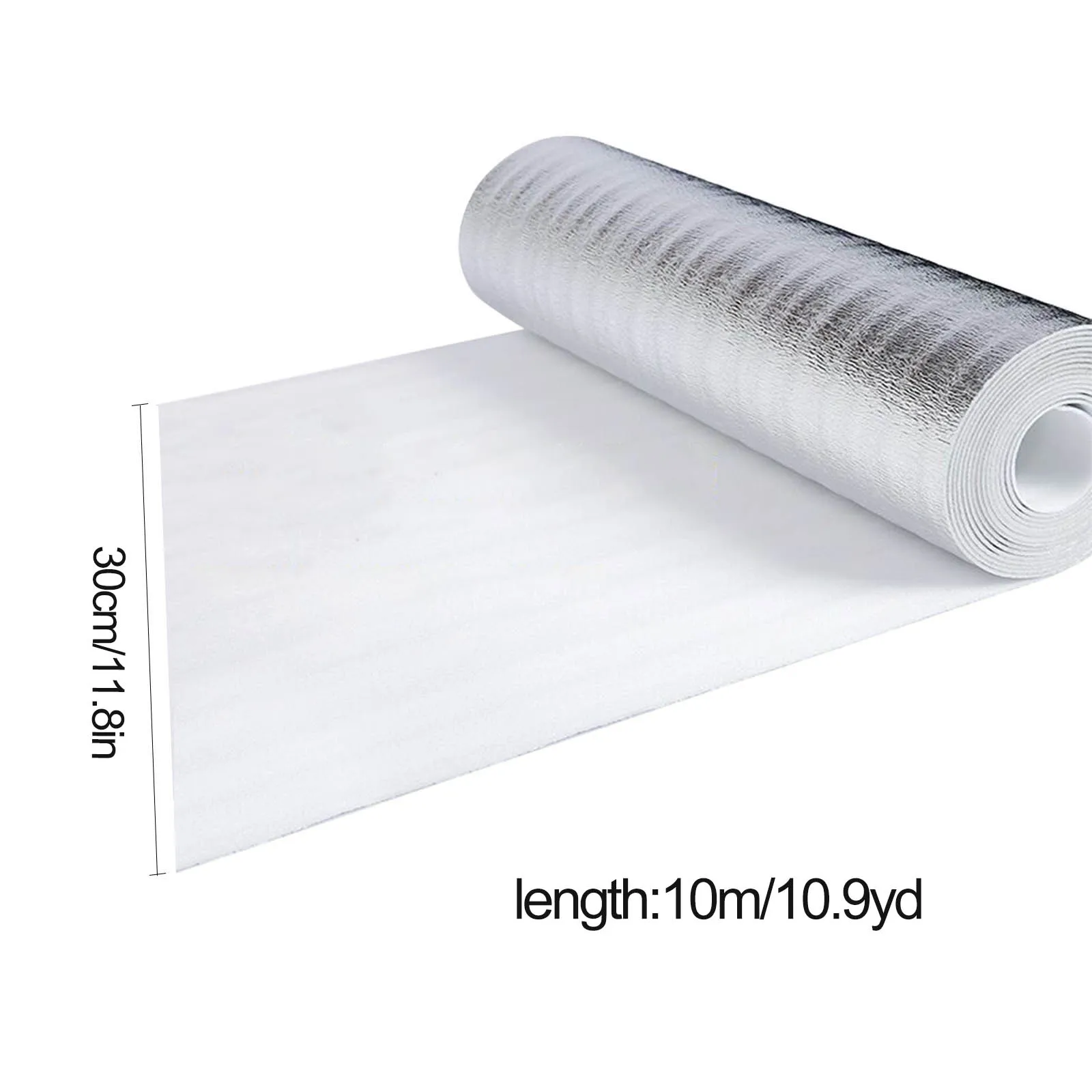 

1 Roll Of Radiator Reflective Film Wall Thermal Insulation Reflective Film Aluminum Foil Thermal Insulation Film