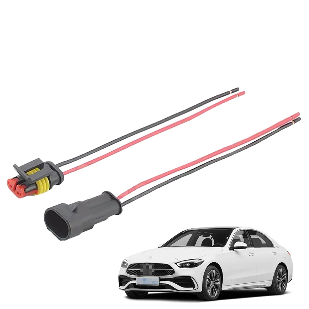 2 отверстия Водонепроницаемый Автомобильный Электрический провод разъем для