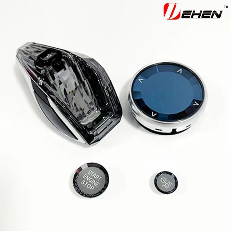 Кристальный набор из 4 предметов ручка переключения передач кнопка регулировки