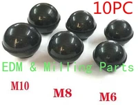 10pc bridgeport plastic ball knobs machine handles m10 m8 m6 for cnc edm spark milling machine drilling grinder lathe service