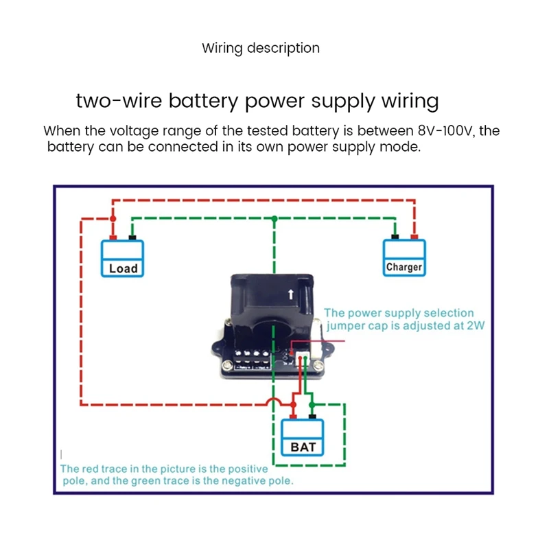 VAH9810F 2 4 дюймов измеритель напряжения + коллектор кулометр емкость детектор