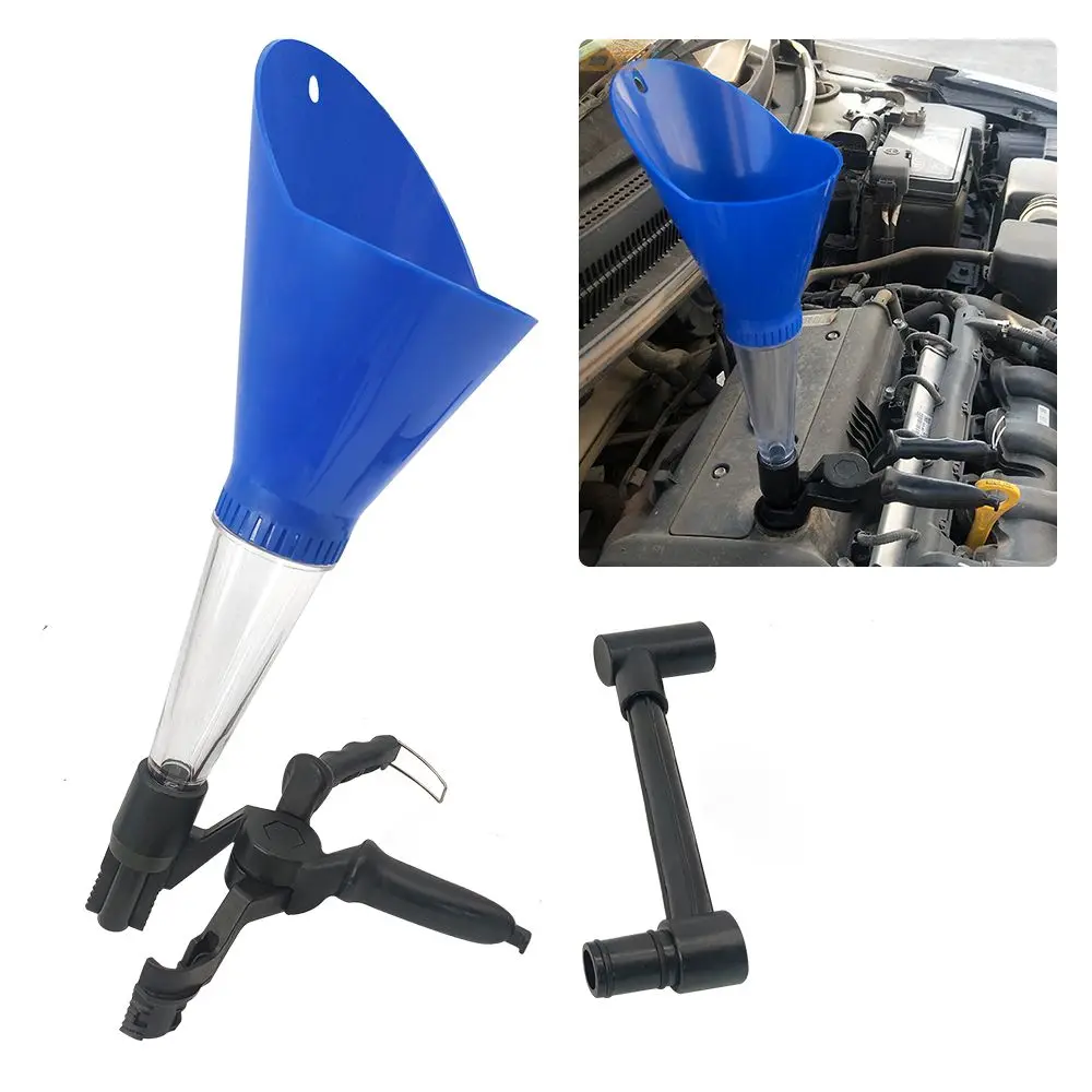 

Adjustable Fast Oil Filling Funnel Gasoline Funnel Filling Equipment Kit Universal Oil Funnel Car Engine Oil Funnel