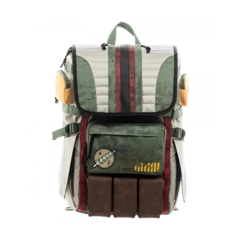 

Star Wars Star Wars Anime Peripheral Backpack Boba Fett Man Armor Travel Bag Multifunctional Casual Backpack Childrens Gift