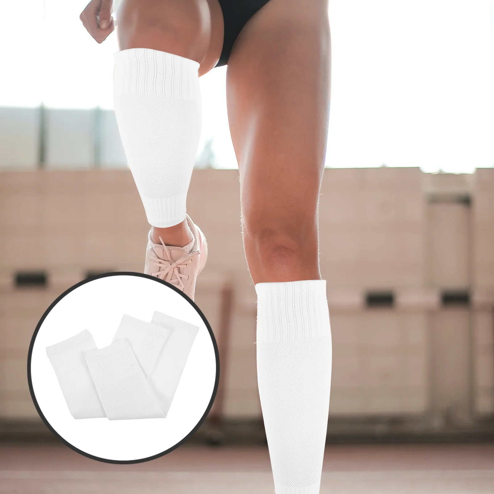 

1 Pair of Calf Sleeves Elastic Protection Calf Covers Calf Support Sleeves Calf Sleeves Elastic Socks