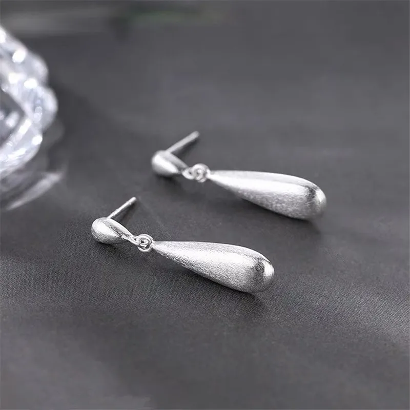 Модные серьги-гвоздики с кисточками в форме капли воды для женщин и девушек