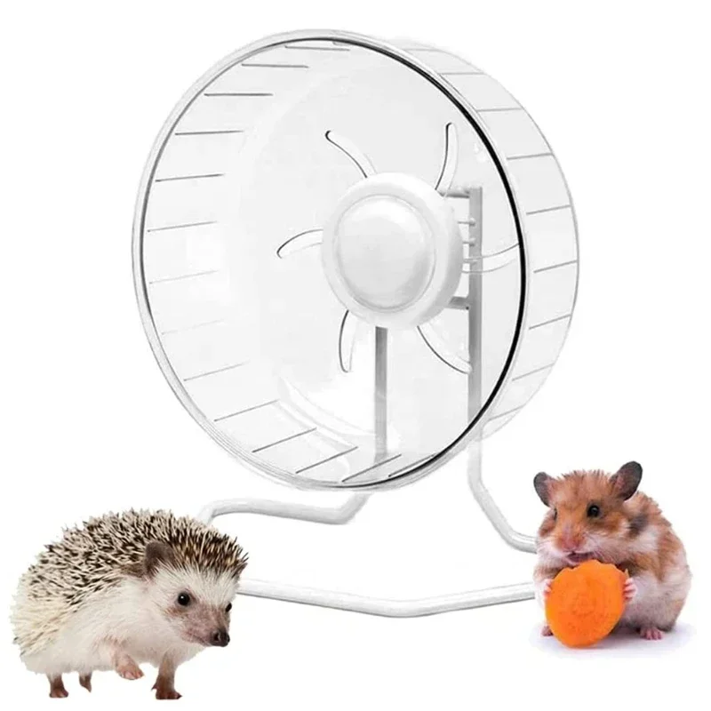 Прозрачные беговые колеса для хомяка Тренажерное колесо с металлической