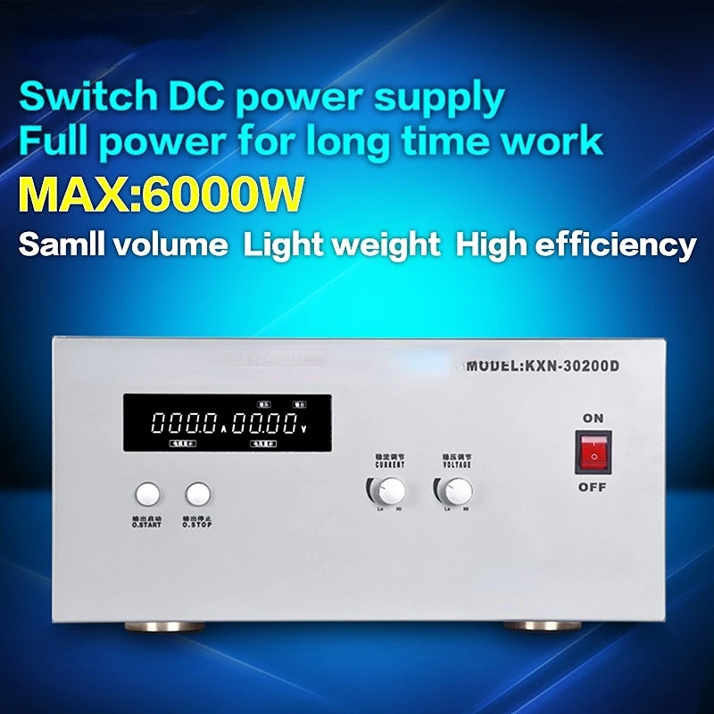 

Hot sales KXN-30200D High-power switch adjustable dc power supply with CE approval