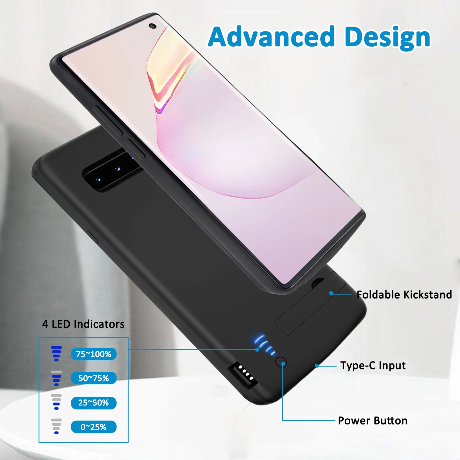 Kup GladGoGo ładowarka Etui Do Samsung Galaxy S10 S10E S10 Plus Przenośne Etui Do ładowania Telefony Komórkowe Powerbank ładowarka Pokrywa