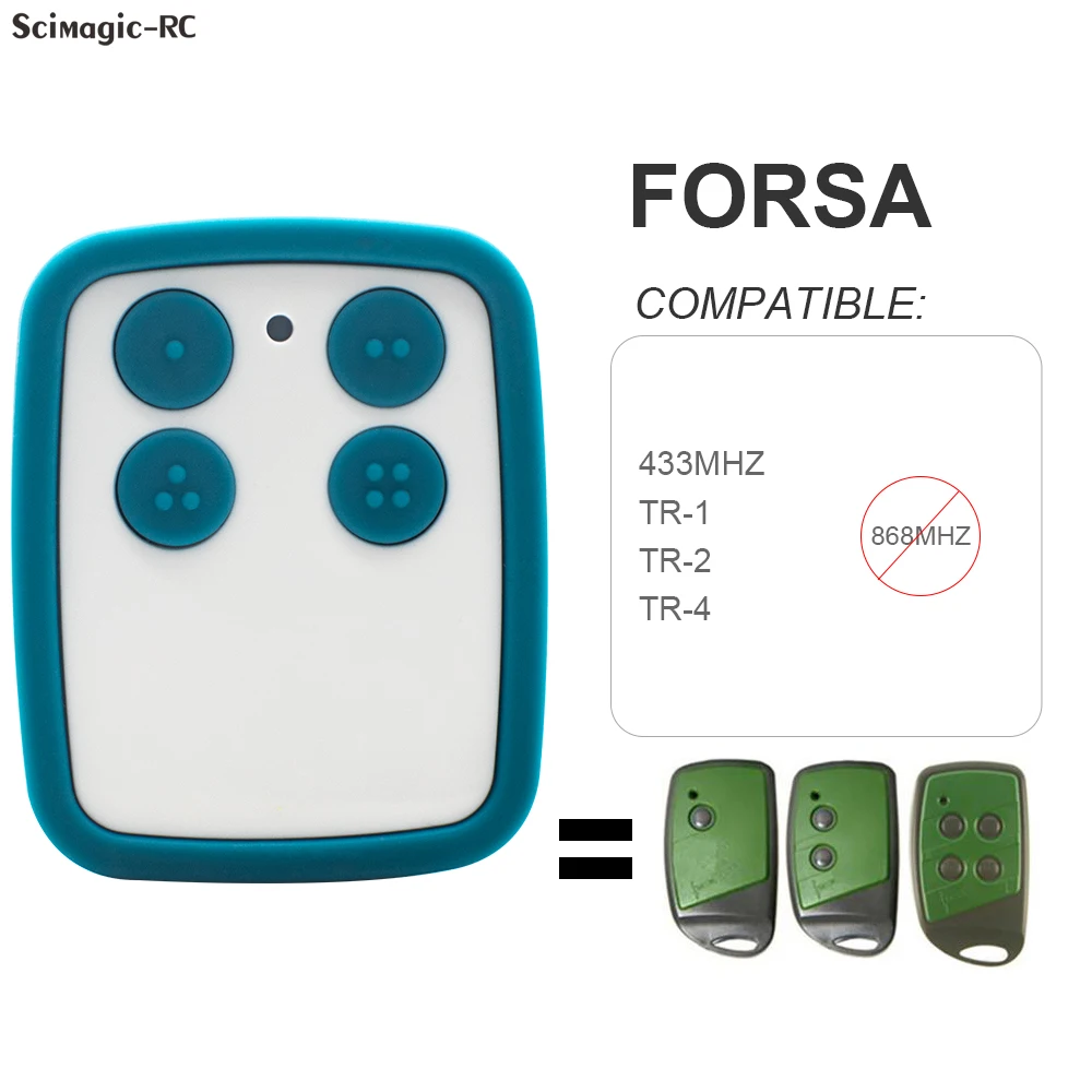

Для FORSA гаражных ворот контроллер 433.92MHz Rolling код клон FORSA RT1 RT2 RT4 гараж дистанционного управления ворота открыватель передатчик