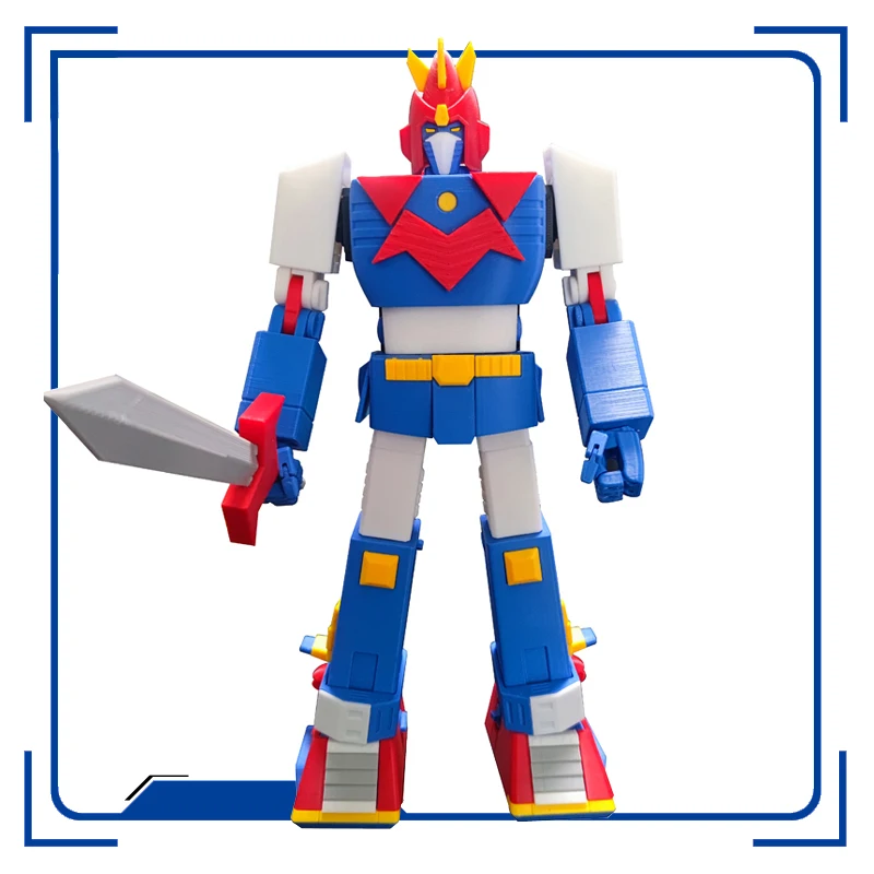

Суперэлектромагнитная машина Voltes V, модель 12,6 дюйма в сборе, подвижные экшн-фигурки, герои детства