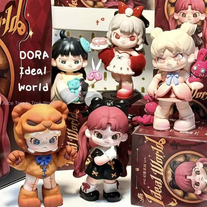 Фото Dora An Ideal World Series: Модные игрушки-сюрпризы в закрытой упаковке, коллекционные фигурки, украшения, мультяшные арт-игрушки №2