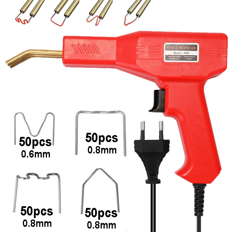 

Hot Stapler Plastic Welding Machine Bumper Repair Kit Soldering Iron For Plastic Repair Car Bumper Repair Welding Gun