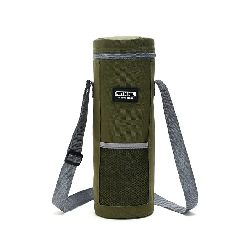 Термоохладитель для пива большая сумка-переноска с одной бутылкой нейлон 600D