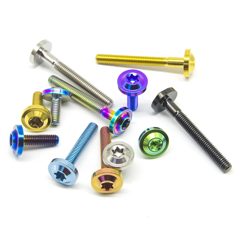 TITST Титановые болты M5/M6 Torx для мотоцикла 10 шт.