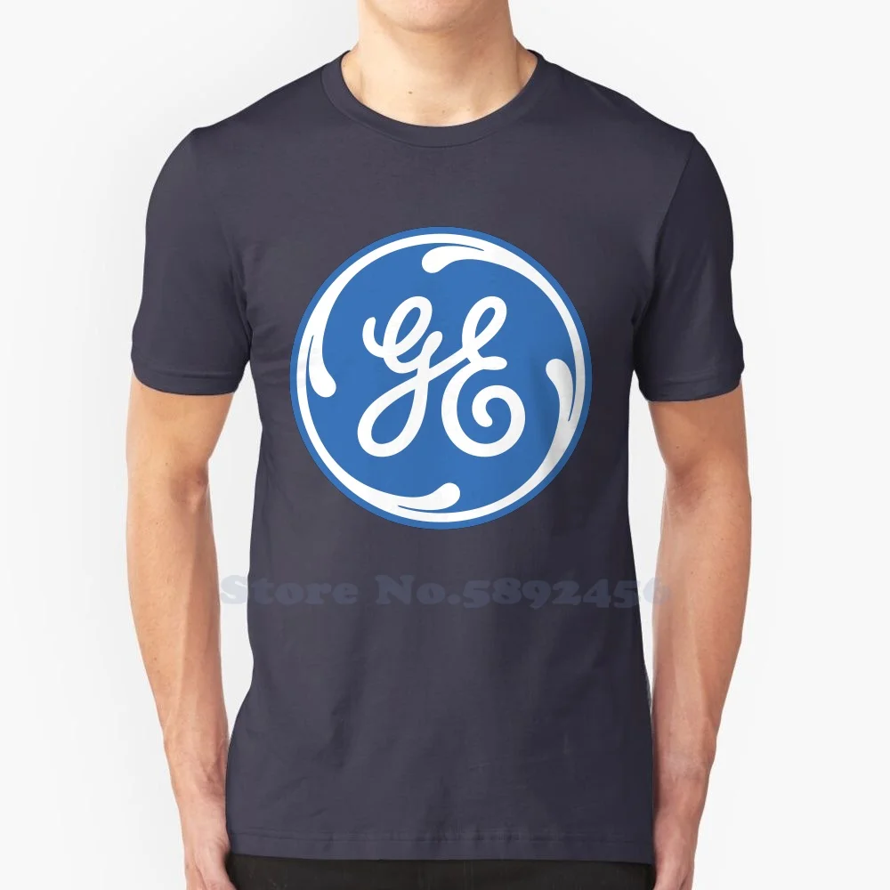

General Electric Brand Logo 2023 Streetwear T Shirt Top Quality Graphic Tees