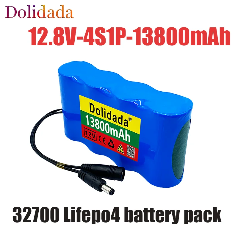 

Аккумуляторная батарея 32700 Lifepo4 4S1P 12,8 В а/ч со сбалансированным BMS для электролодки и бесперебойного питания 12 В