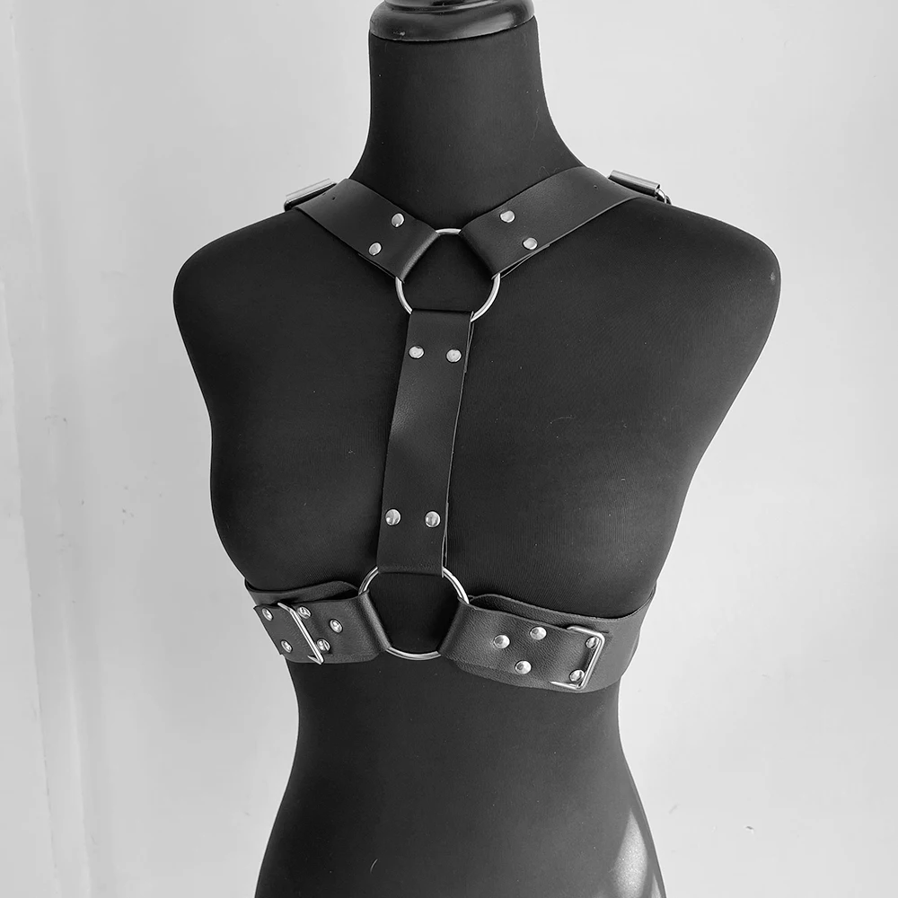 Bdsm Harness Sets Harness for Women Sexy Stockings Sword Belt Goth Sexy Underwear Body Harness Bra Leather Fashion Intimates 2PC