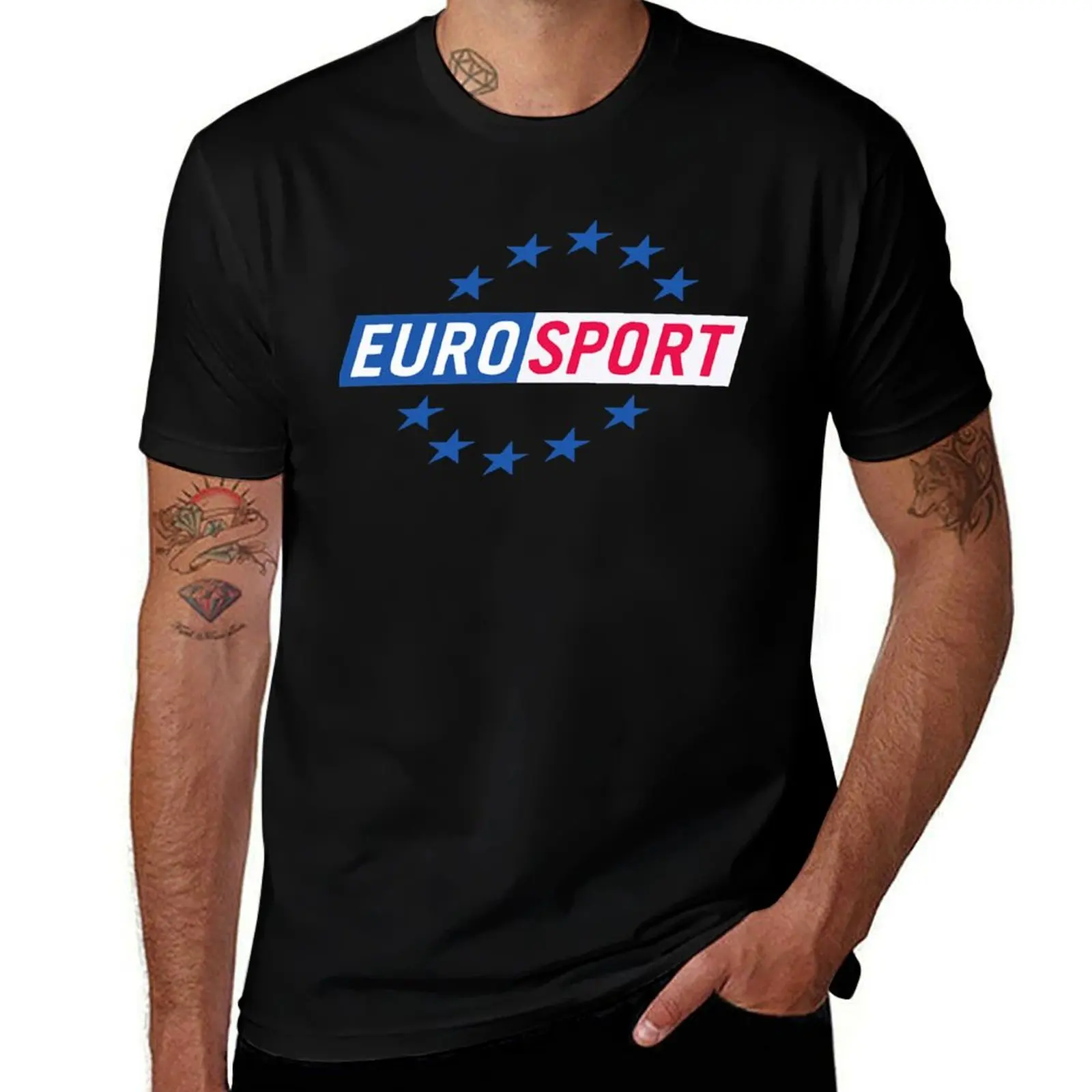 Футболка Eurosport Merchandise роскошные дизайнерские хлопковые мужские футболки мужская