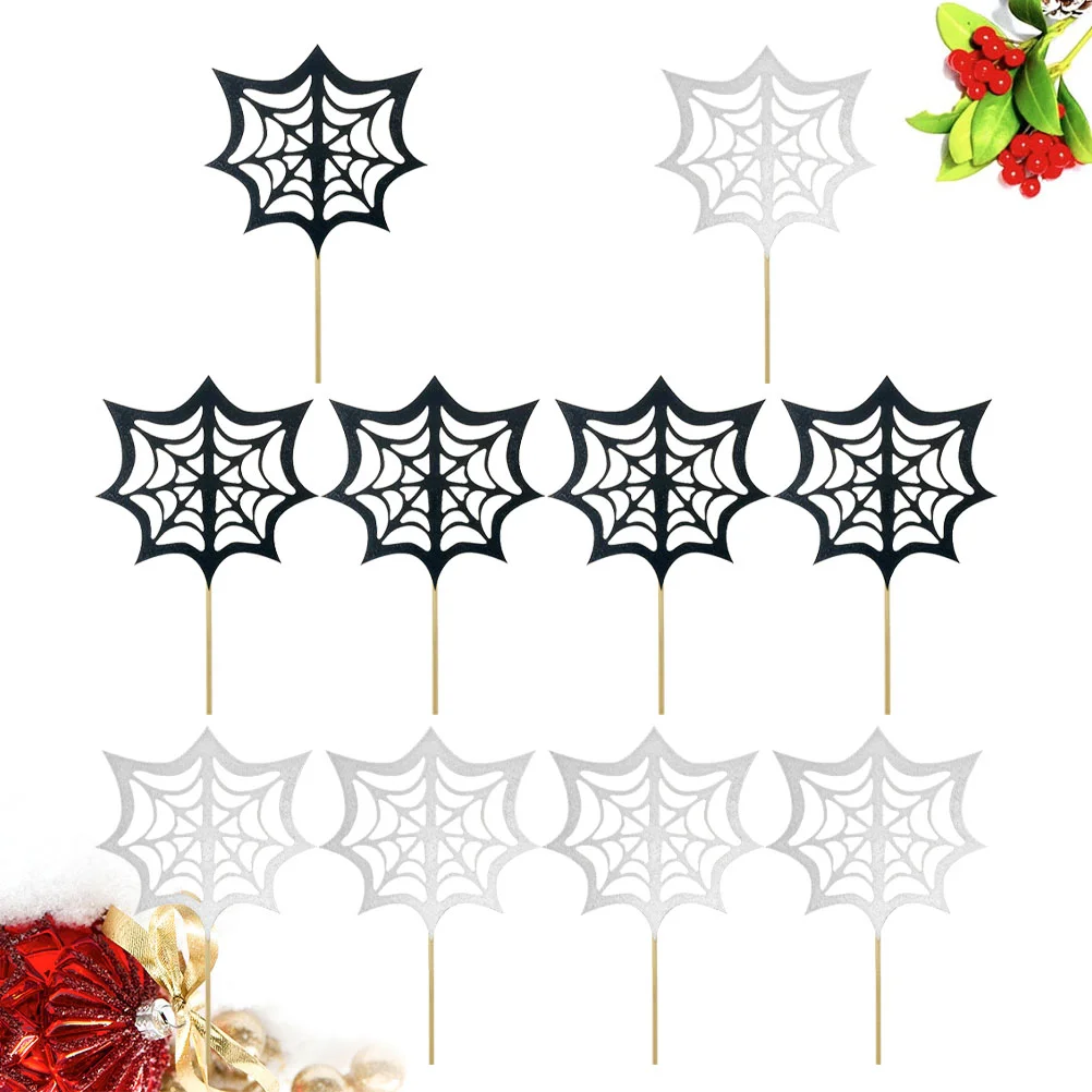 

Picks Cupcaketopper Spider Web Toothpicksfriut Fruit Appetizercocktail