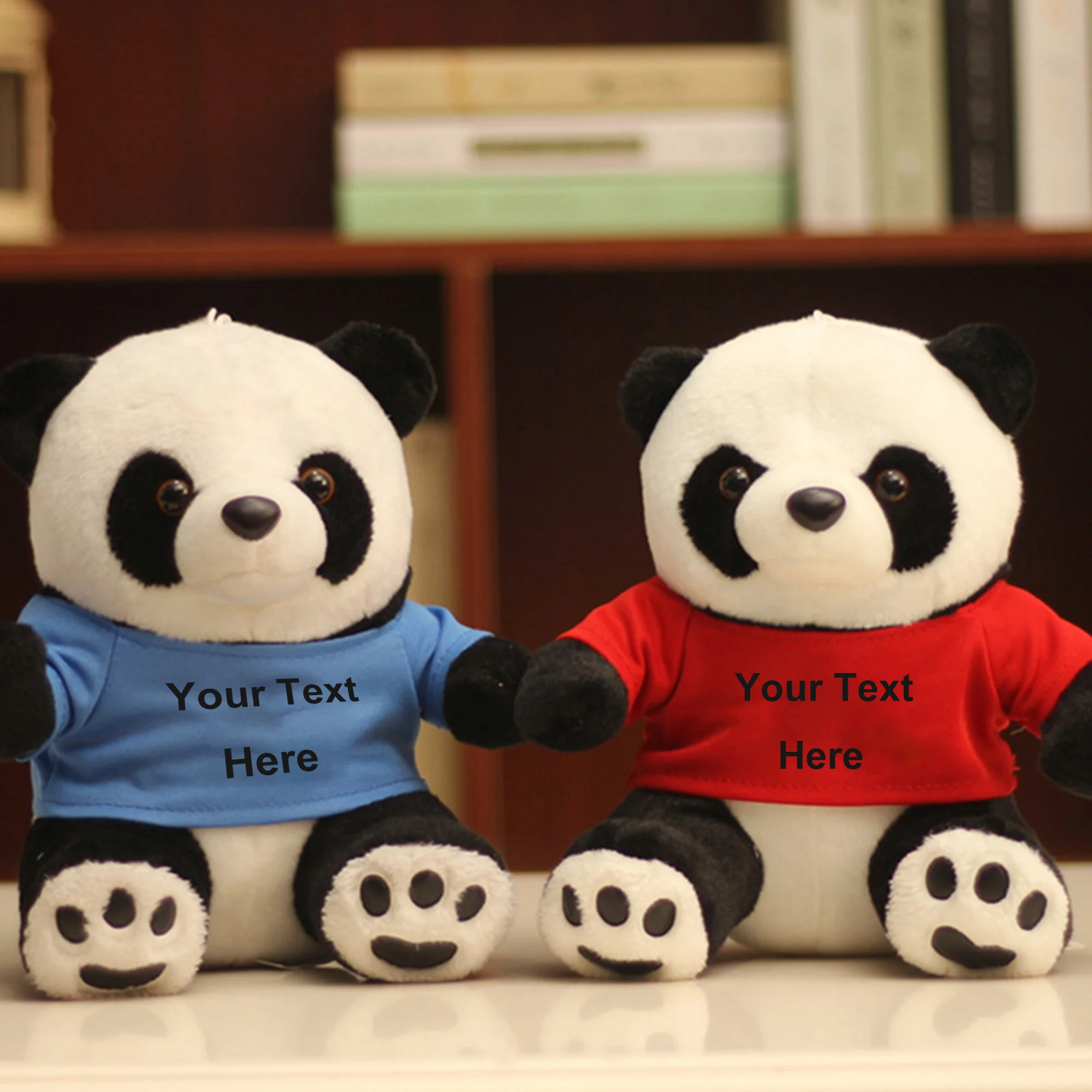 Personalized Panda Stuffed Animal 2023 Graduation Bear Customized Text Personalized Gifts for Girlfriend/Boyfriend on Valentines