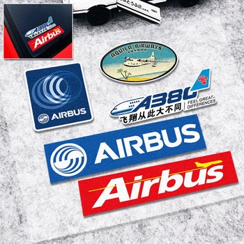 Car Styling Sticker A380 Flight Airbus Fan Captain Automobile Motorcycle Rearview Mirror Modified Window Bicycle Decals 1